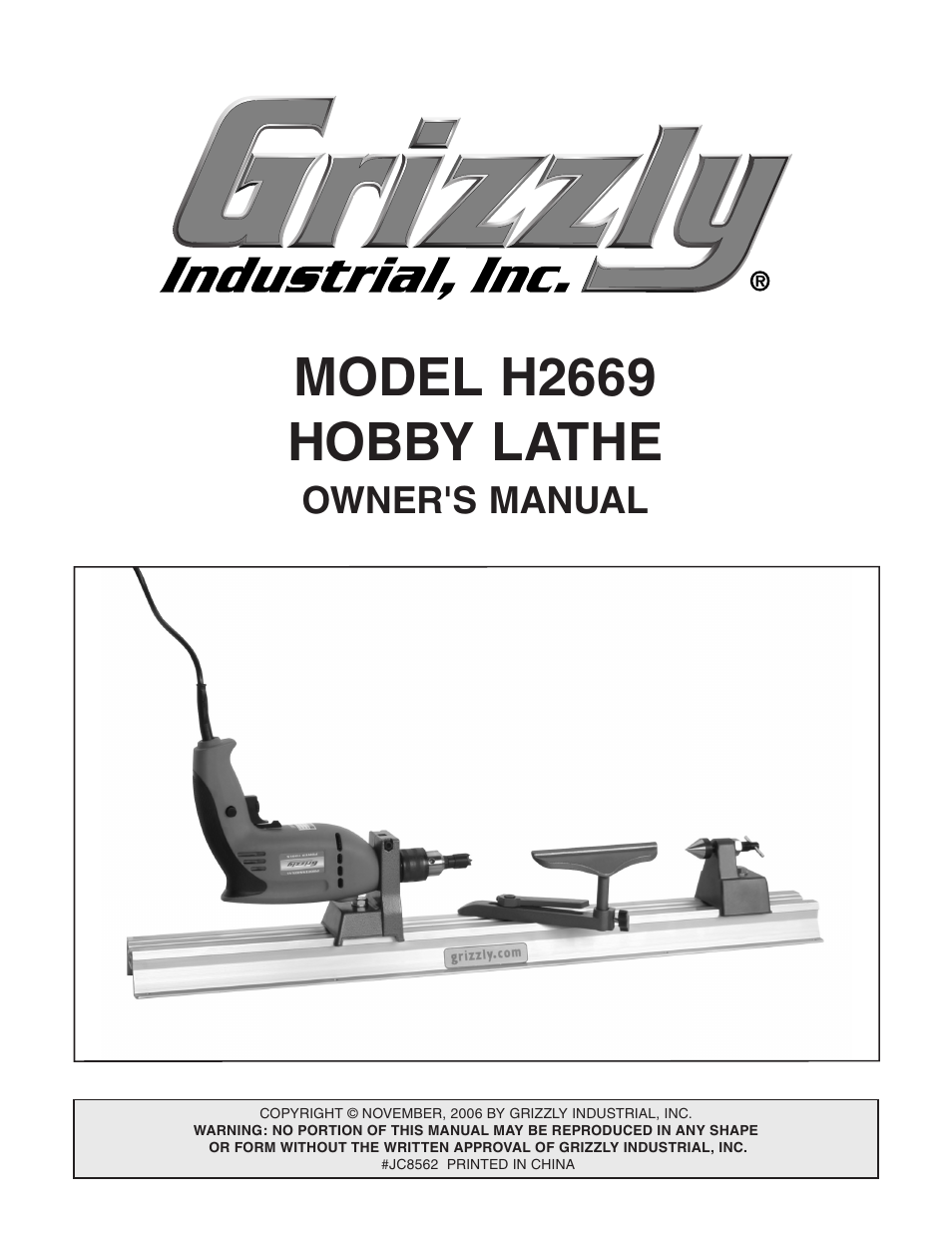 Grizzly H2669 User Manual | 28 pages