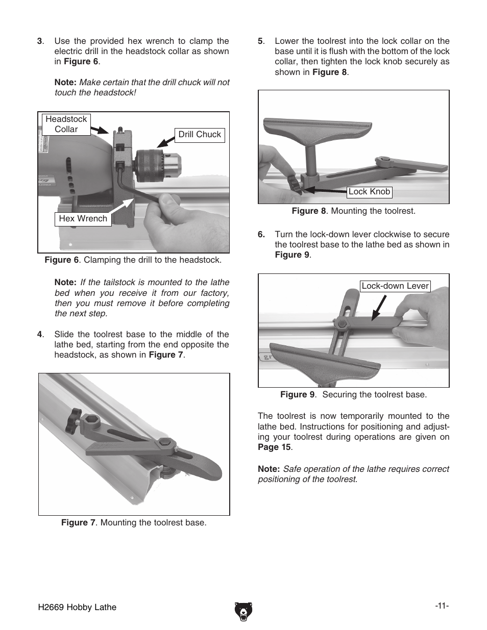 Grizzly H2669 User Manual | Page 13 / 28