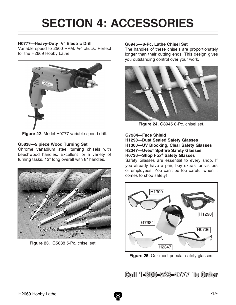 Grizzly H2669 User Manual | Page 19 / 28