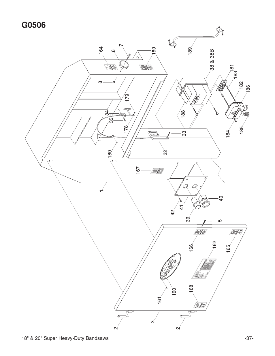G0506 | Grizzly G0507 User Manual | Page 39 / 56