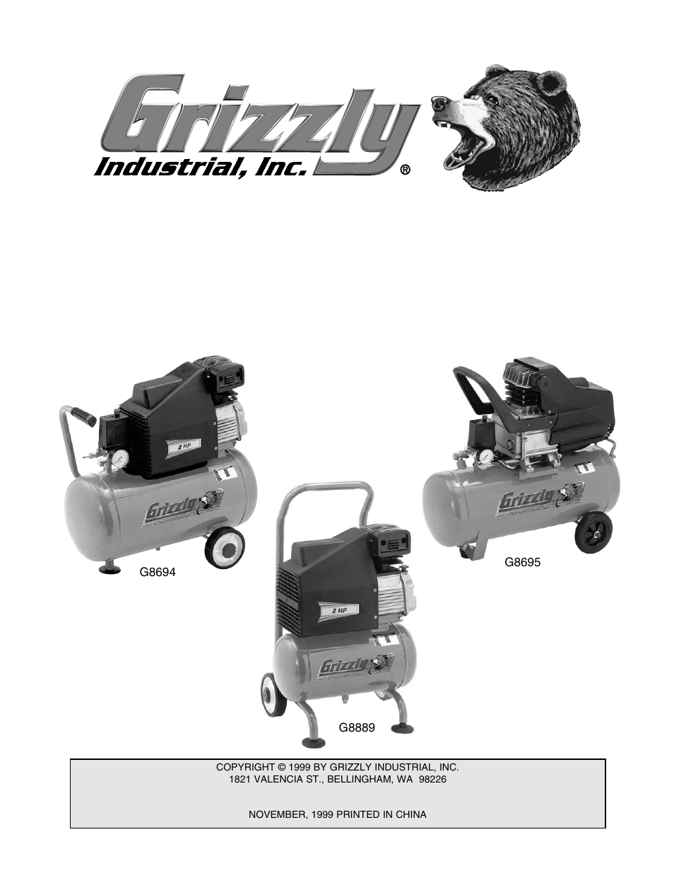 Grizzly G8694 User Manual | 17 pages