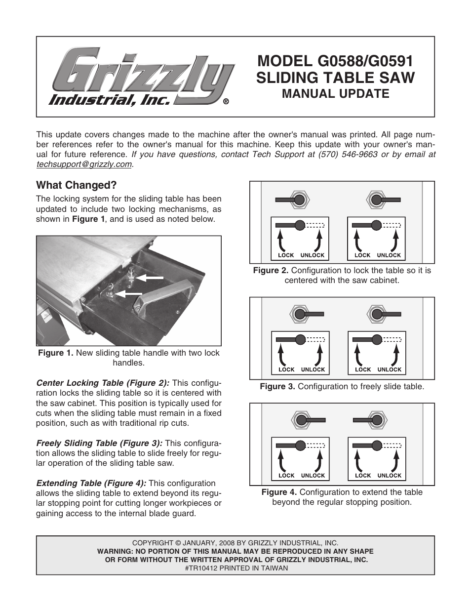 Grizzly G0588/G0591 User Manual | 82 pages