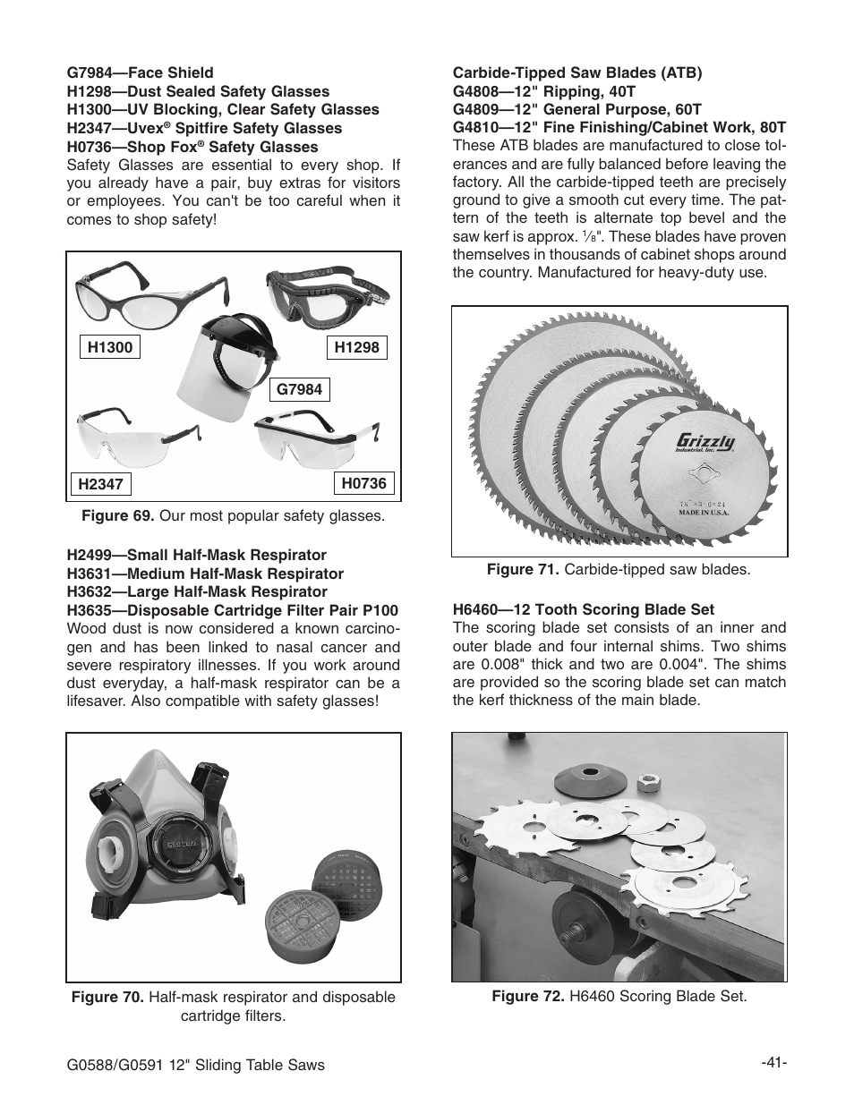 Grizzly G0588/G0591 User Manual | Page 49 / 82