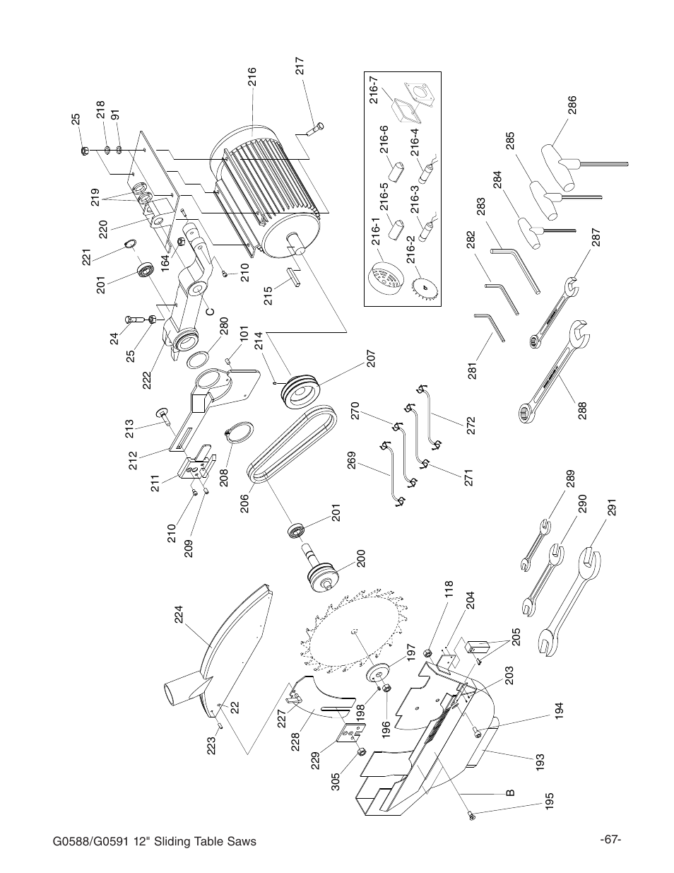 Grizzly G0588/G0591 User Manual | Page 75 / 82