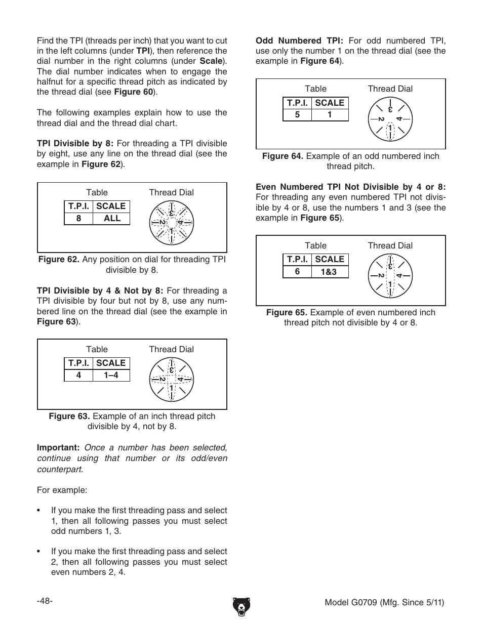 Grizzly G0709 User Manual | Page 50 / 112