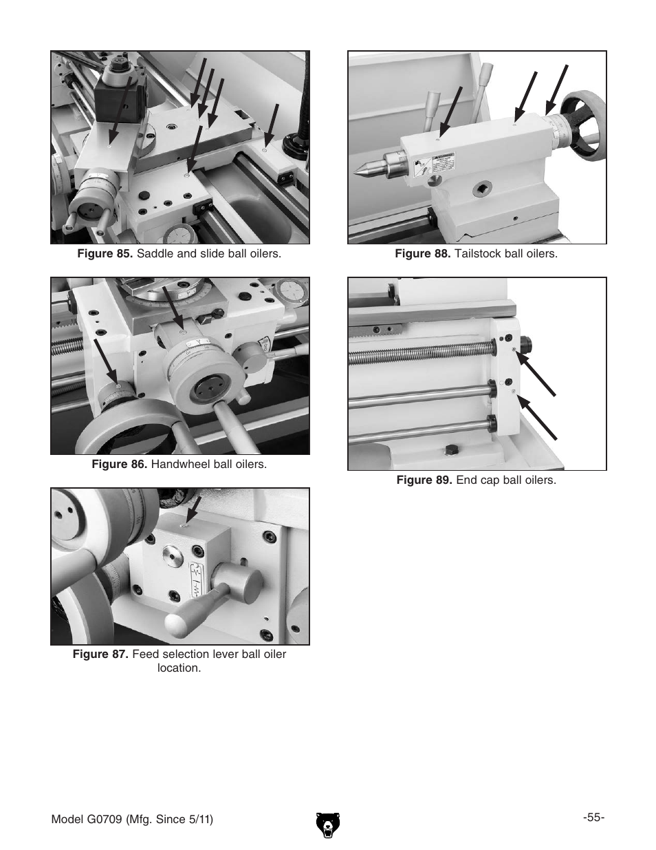 Grizzly G0709 User Manual | Page 57 / 112