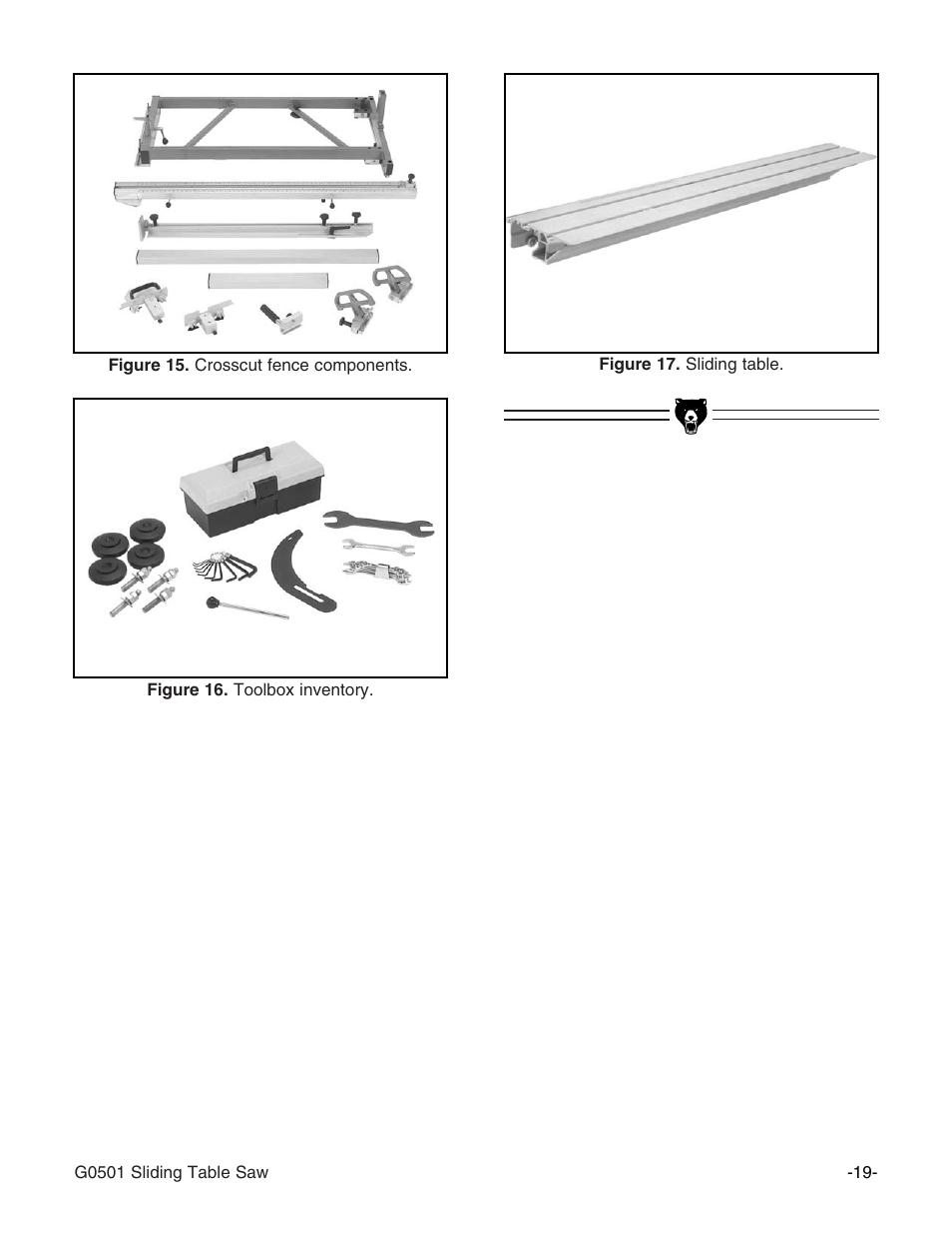 Grizzly G0501 User Manual | Page 21 / 96