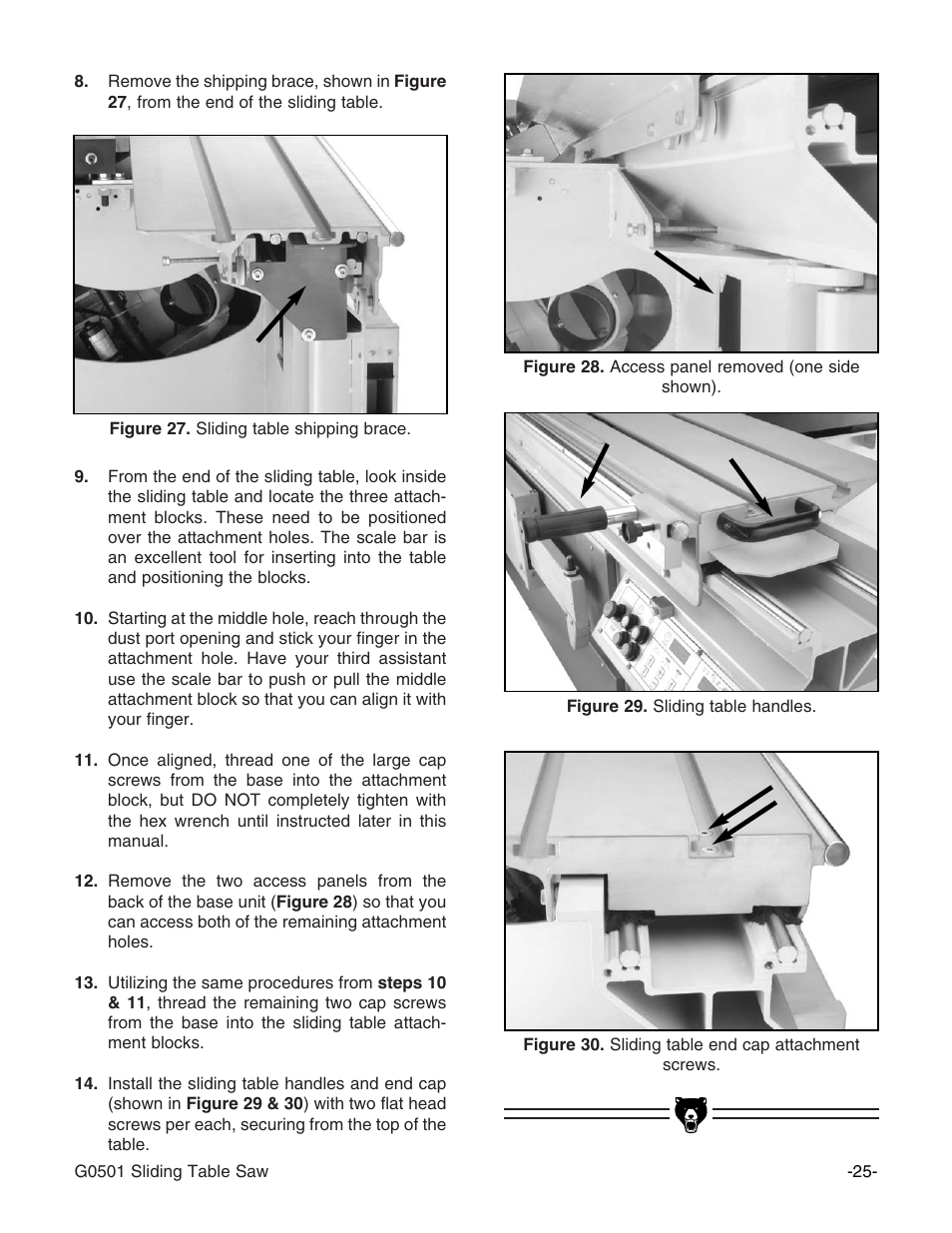 Grizzly G0501 User Manual | Page 27 / 96