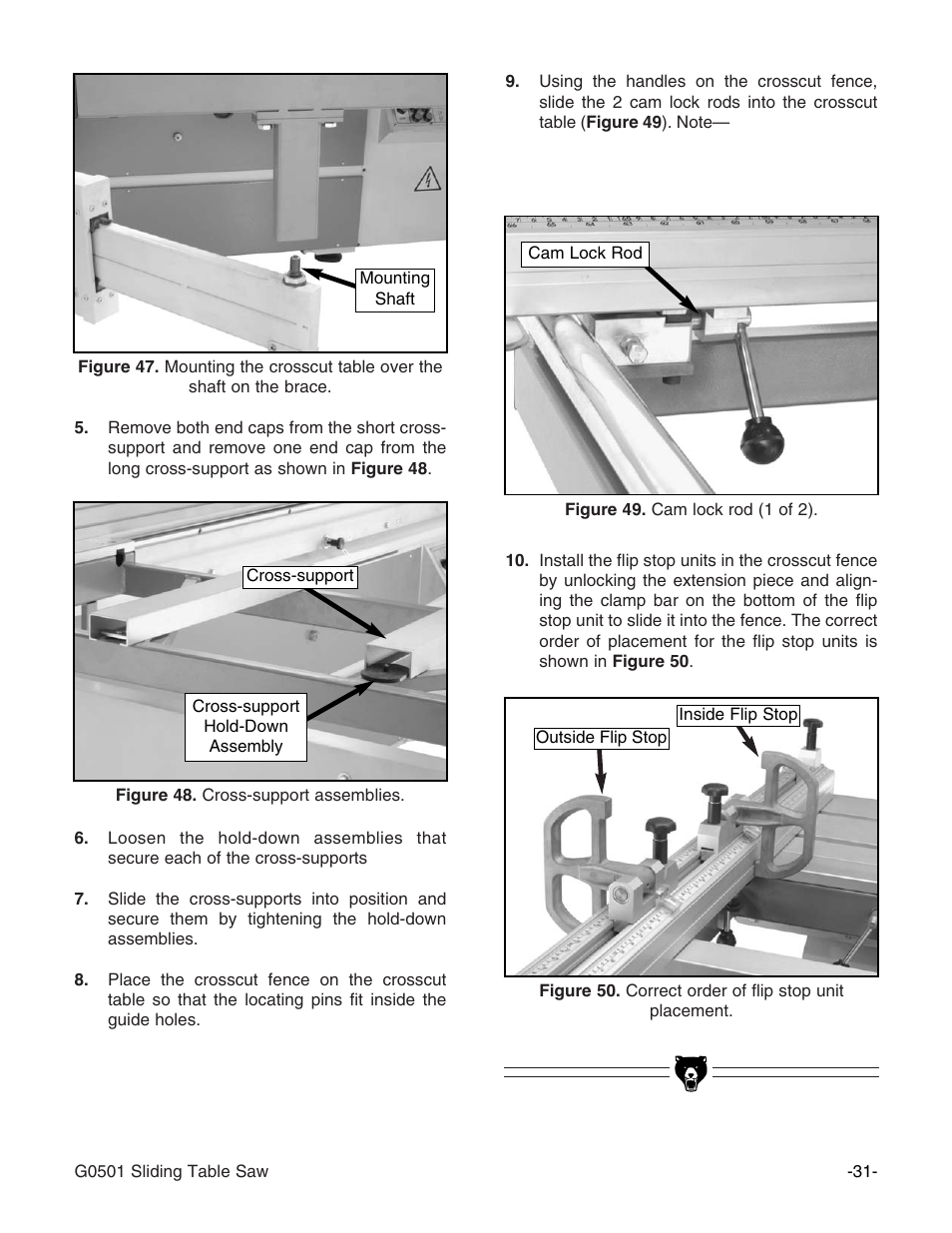 Grizzly G0501 User Manual | Page 33 / 96