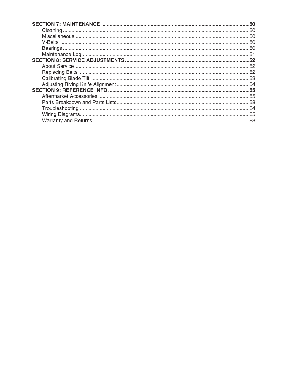 Grizzly G0501 User Manual | Page 4 / 96