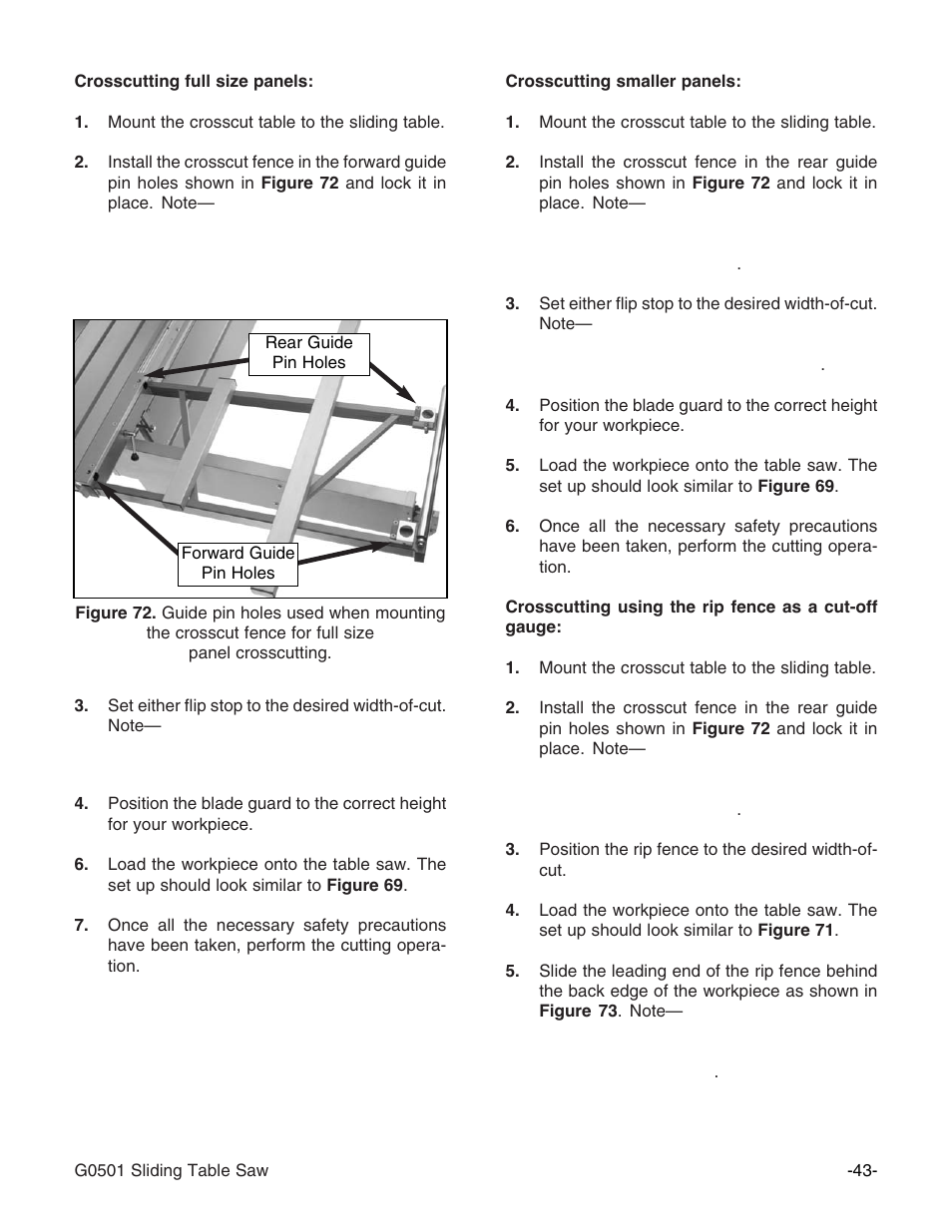 Grizzly G0501 User Manual | Page 45 / 96