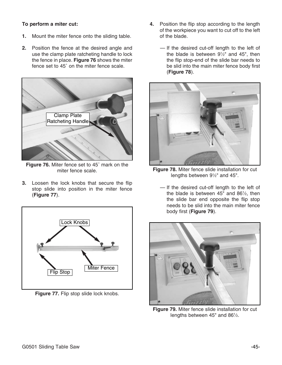 Grizzly G0501 User Manual | Page 47 / 96