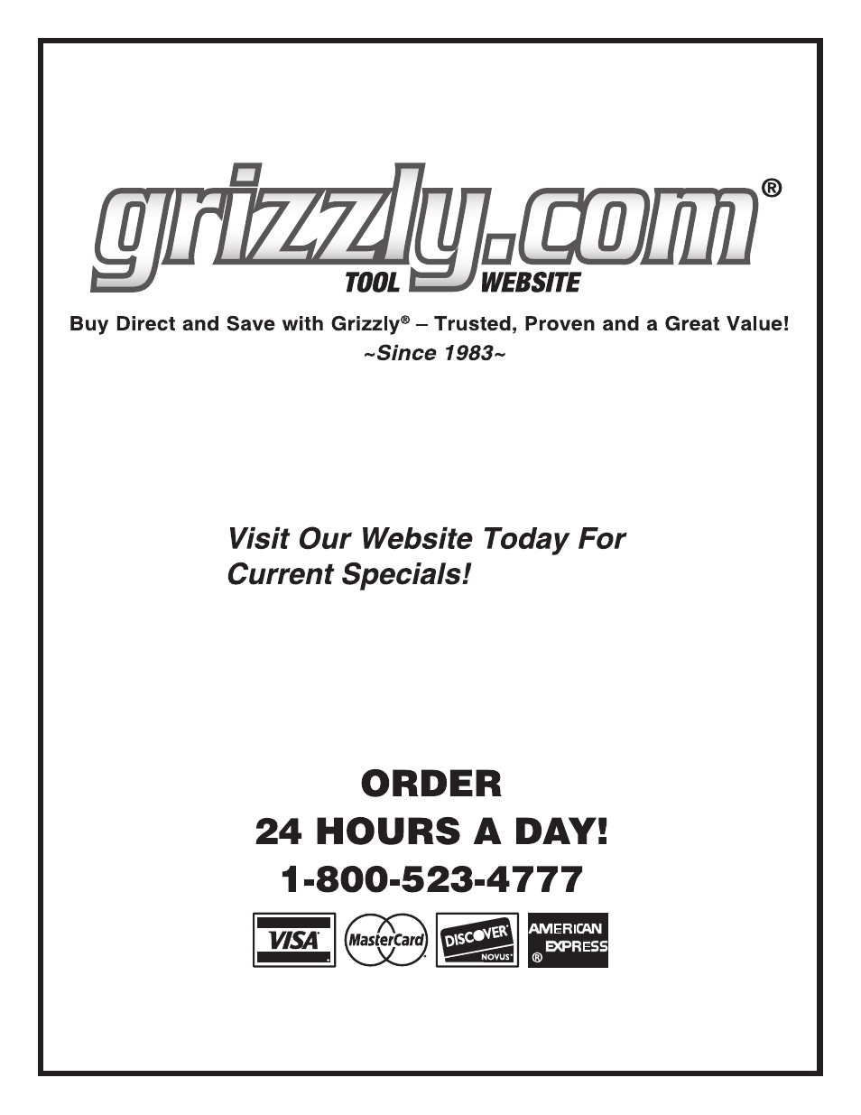 Grizzly G0694 User Manual | Page 60 / 60
