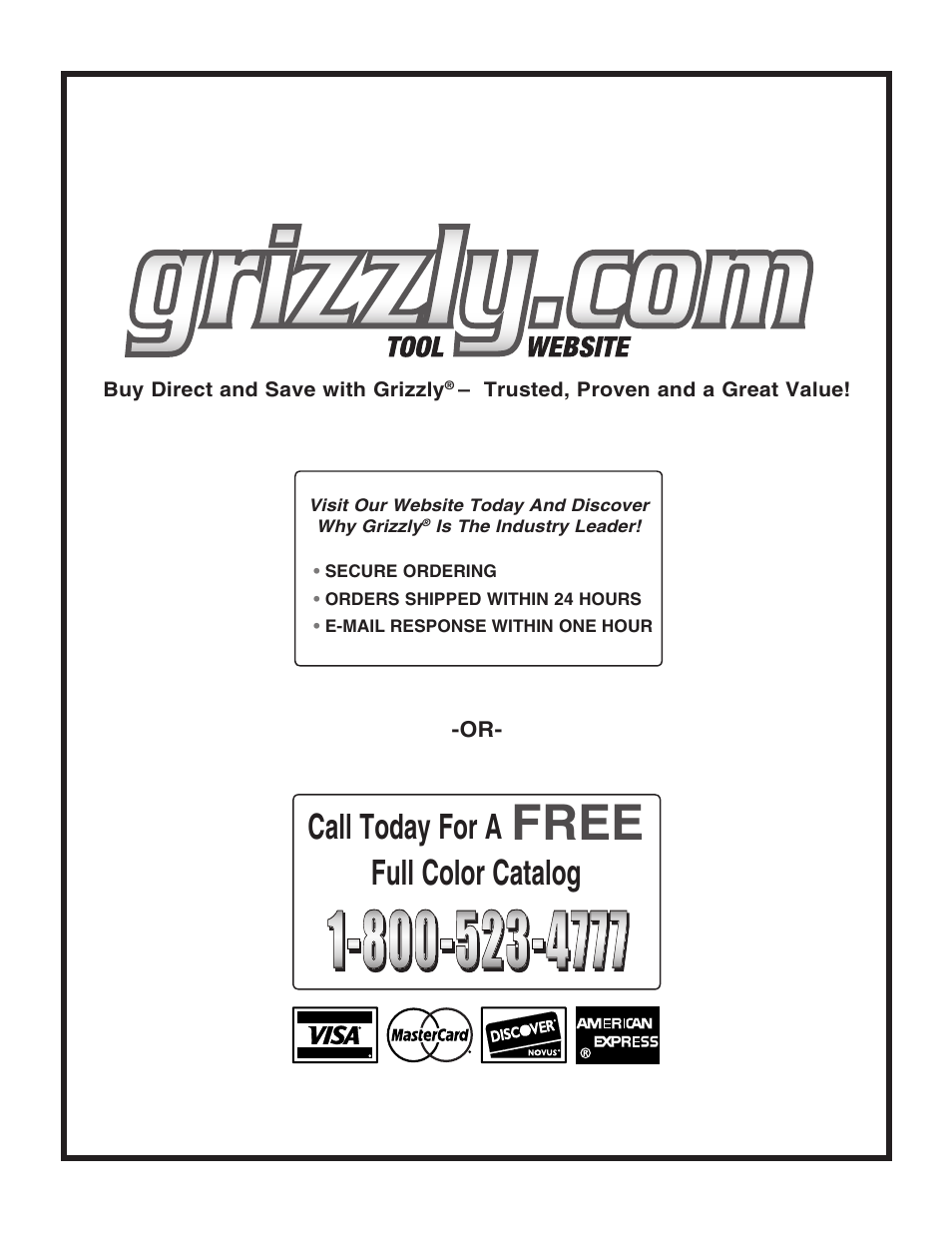 Grizzly H6166 User Manual | Page 2 / 2