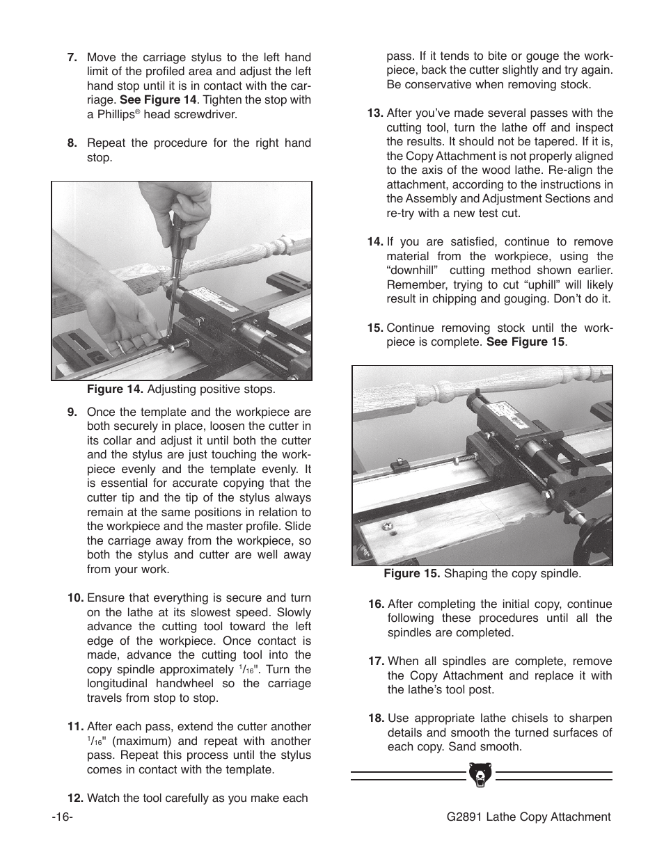 Grizzly G2891 User Manual | Page 18 / 26