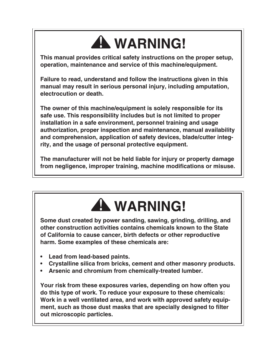 Grizzly G2891 User Manual | Page 2 / 26