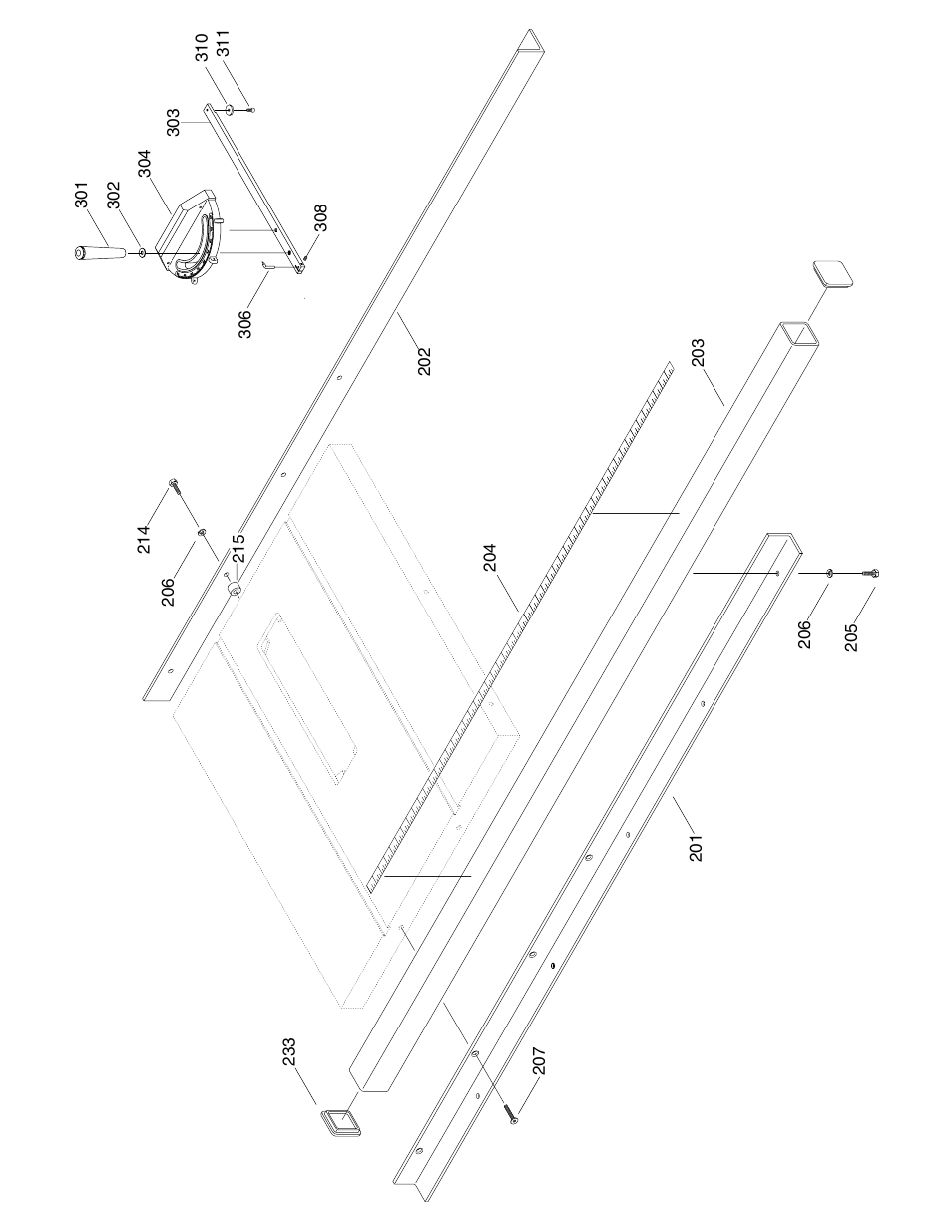 Grizzly 14" Professional Cabinet Saw G7209 User Manual | Page 45 / 52
