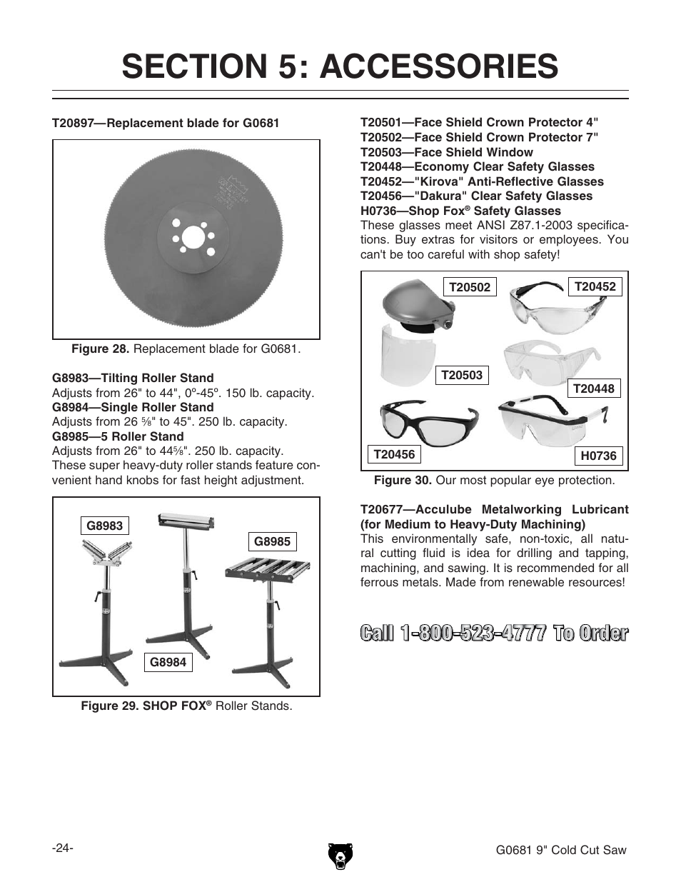 Grizzly G0681 User Manual | Page 26 / 44