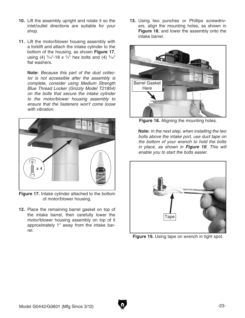 Grizzly G0442 User Manual | Page 25 / 60