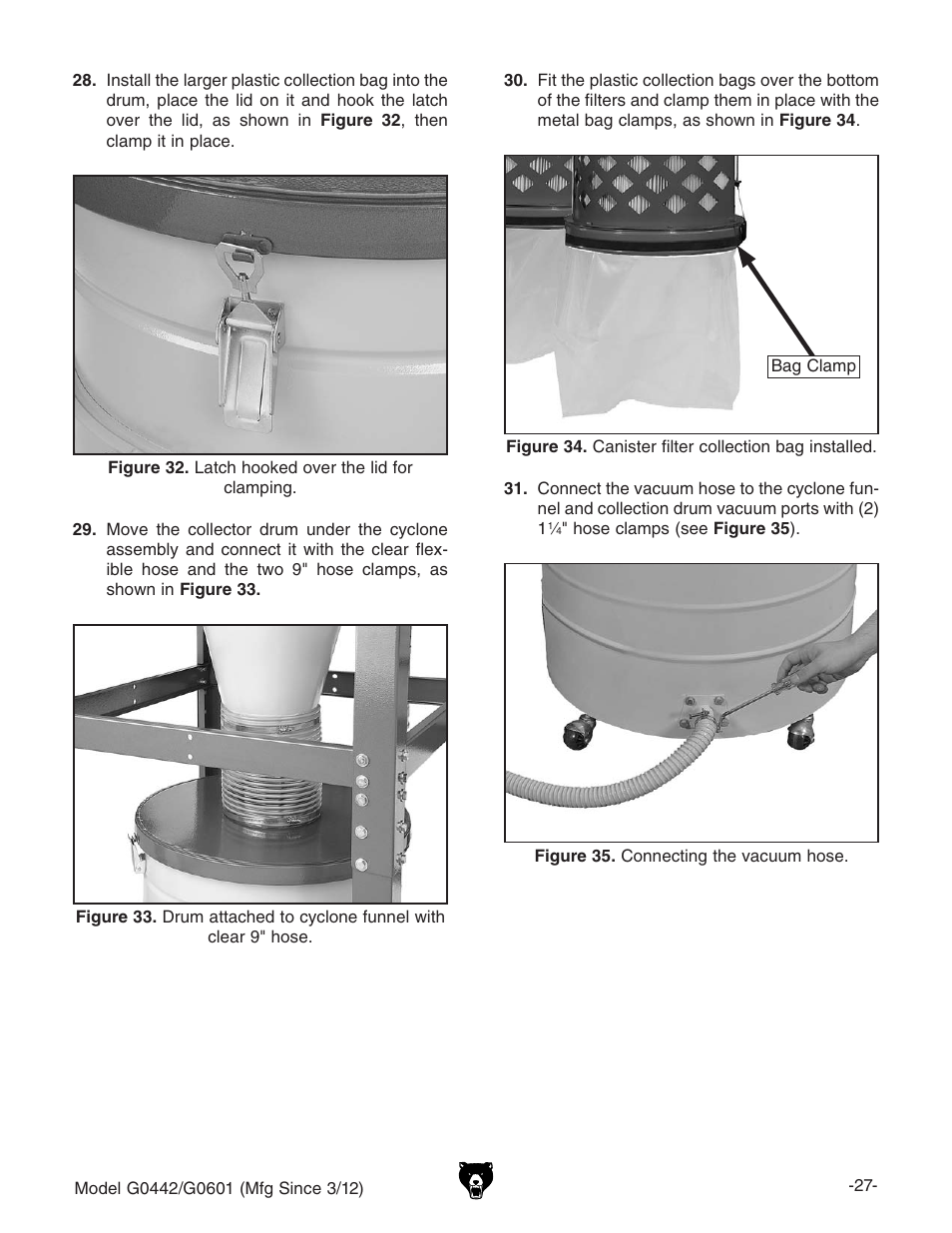 Grizzly G0442 User Manual | Page 29 / 60