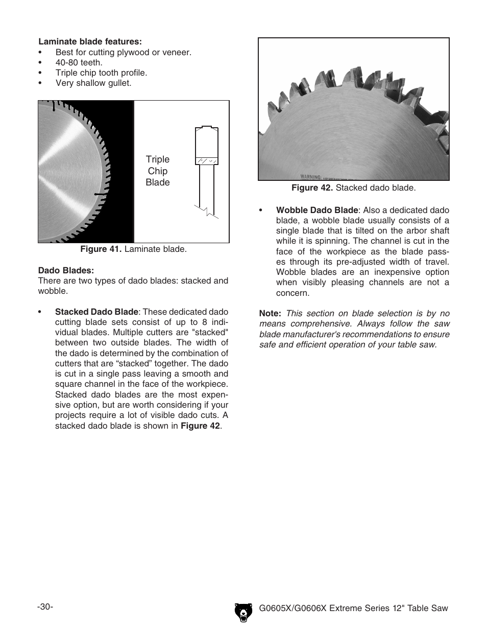 Grizzly G0605X User Manual | Page 32 / 76
