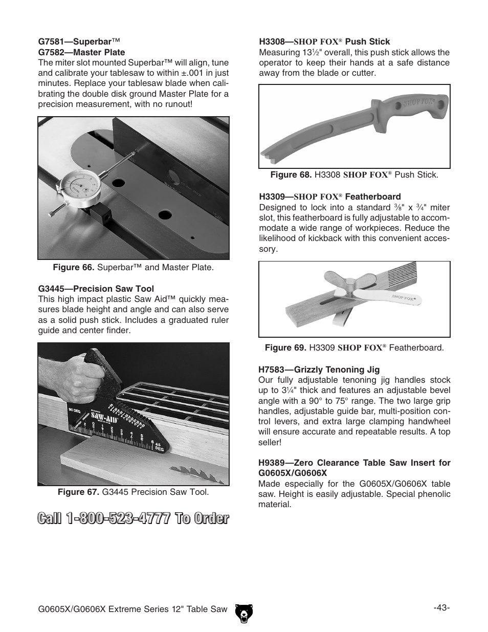 Grizzly G0605X User Manual | Page 45 / 76