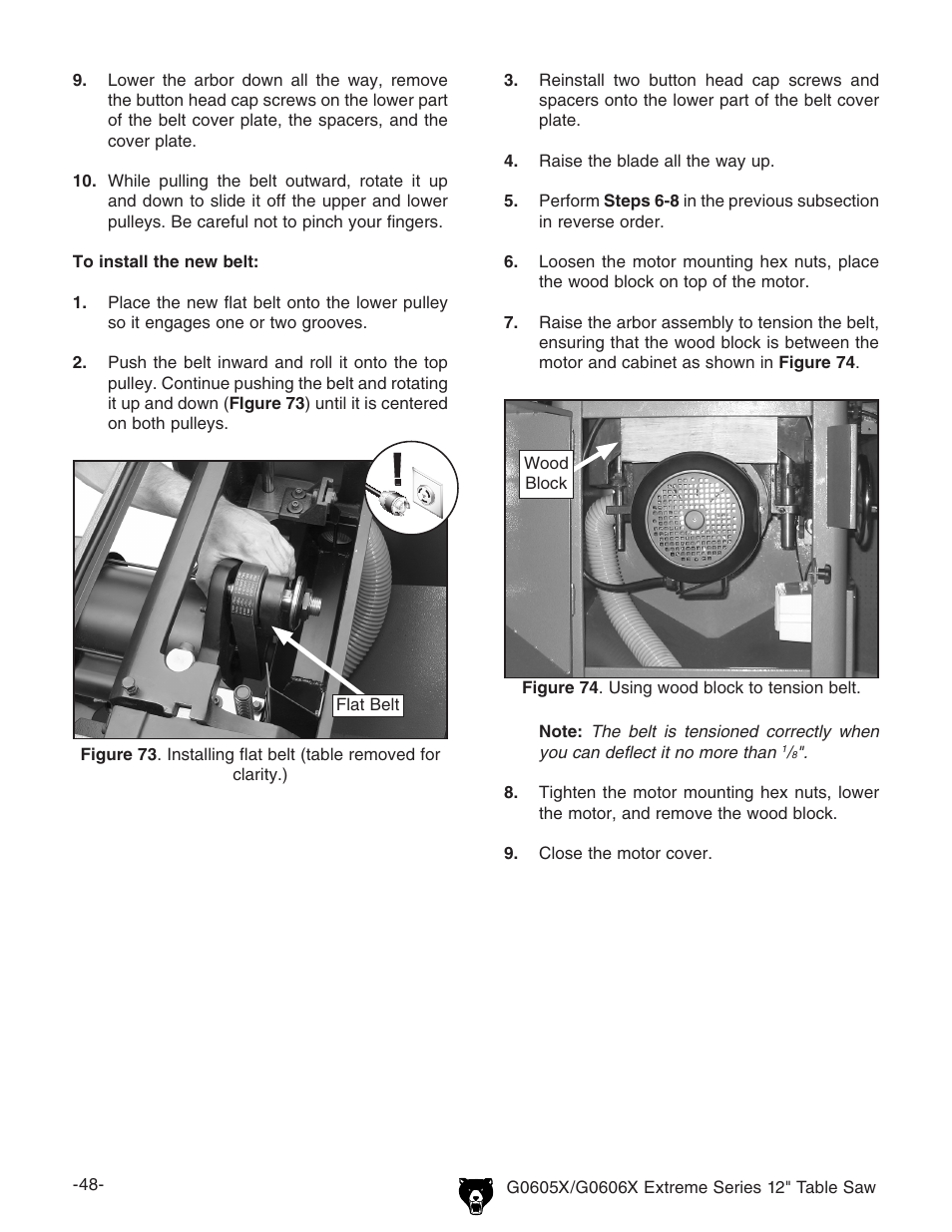 Grizzly G0605X User Manual | Page 50 / 76