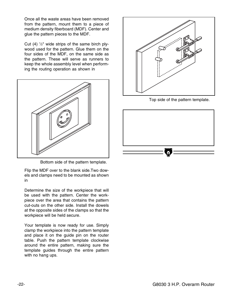 Notice | Grizzly G8030 User Manual | Page 24 / 36