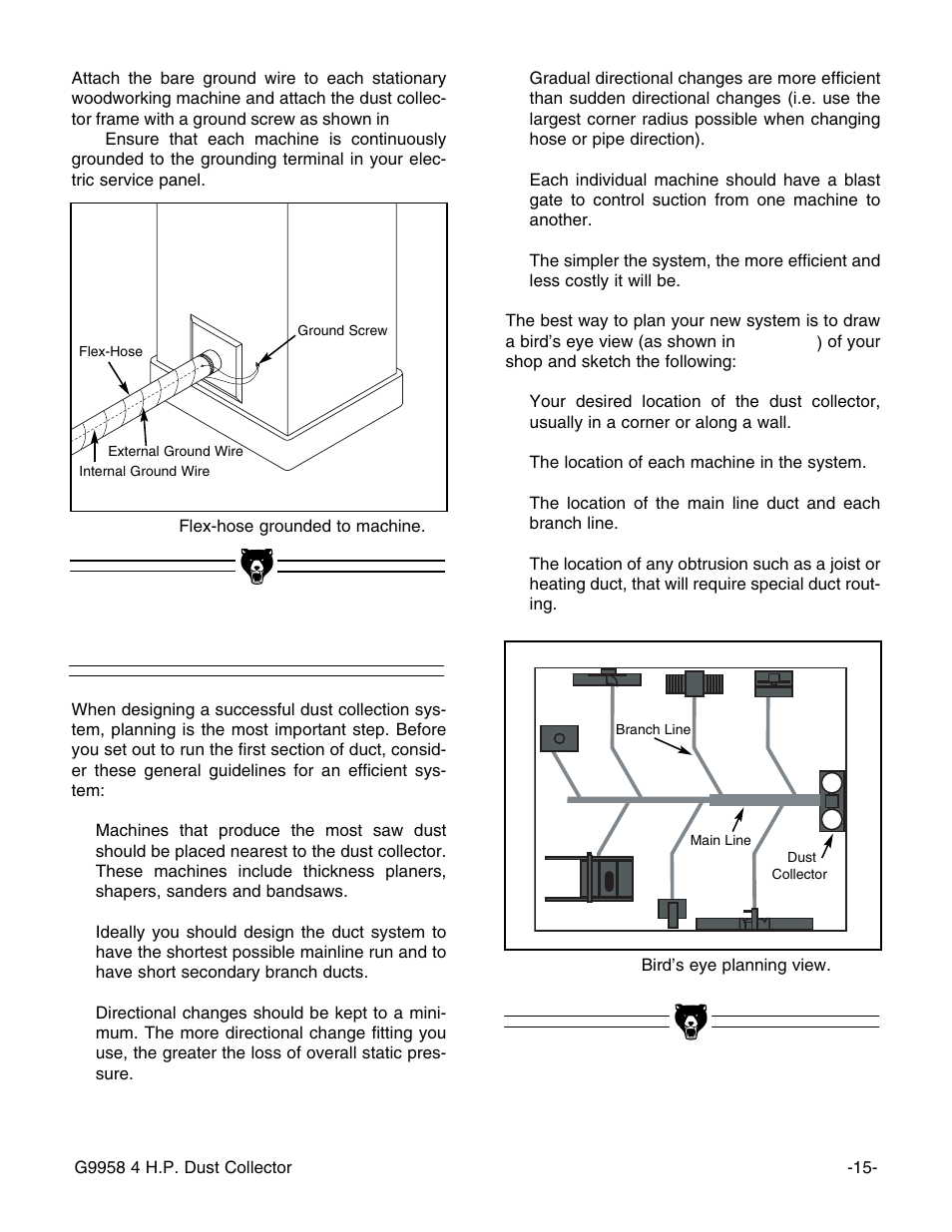 Design suggestions | Grizzly G9958 User Manual | Page 17 / 28