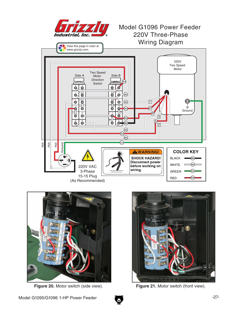 Kk68 ("e]vhz &*"&*eaj\ 6hgzxdbbzcyzy | Grizzly G1095/G1096 User Manual | Page 29 / 36