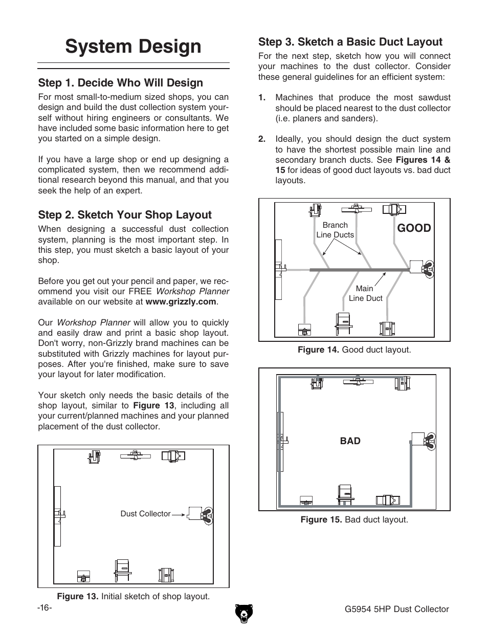 System design | Grizzly G5954 User Manual | Page 18 / 32