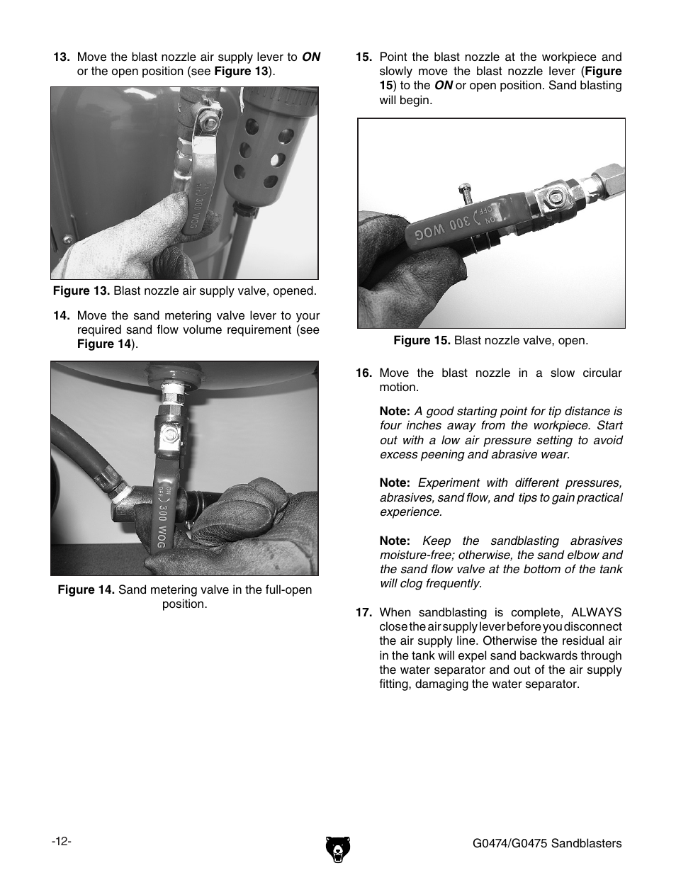 Grizzly G0474 User Manual | Page 14 / 20