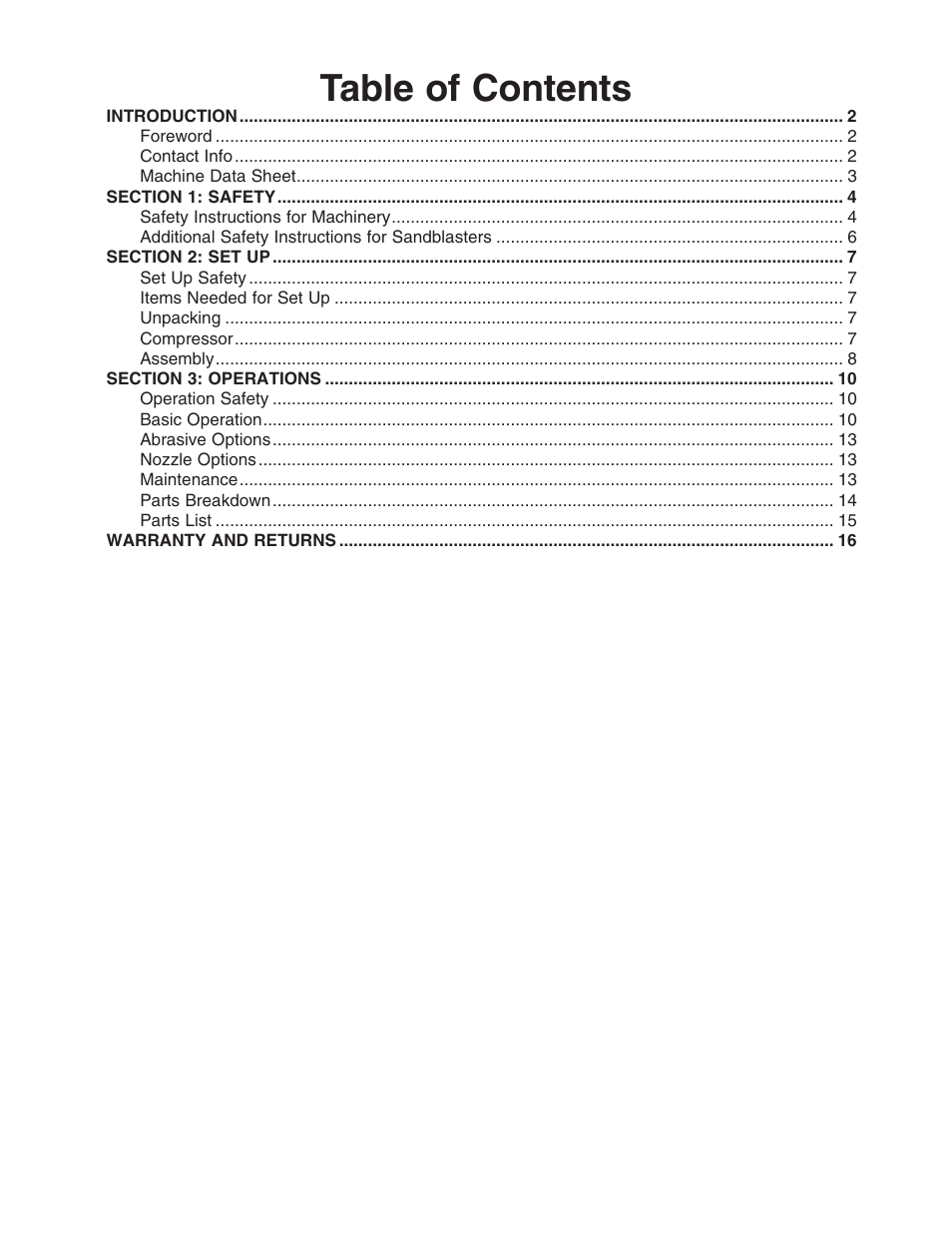 Grizzly G0474 User Manual | Page 3 / 20