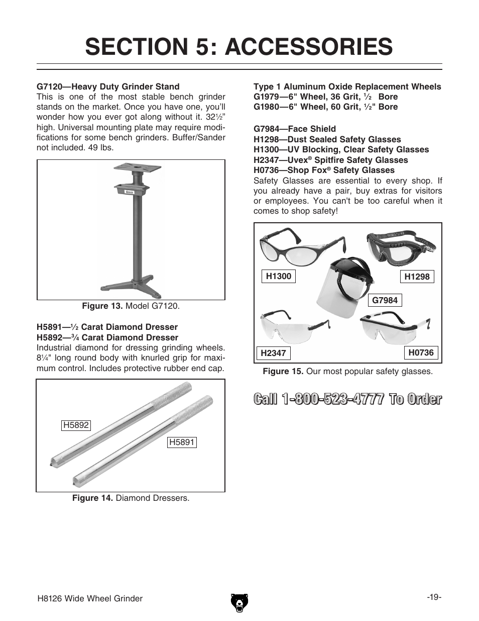 Grizzly H8126 User Manual | Page 21 / 32