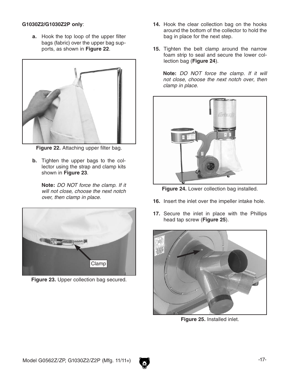 Grizzly G0562Z User Manual | Page 19 / 48