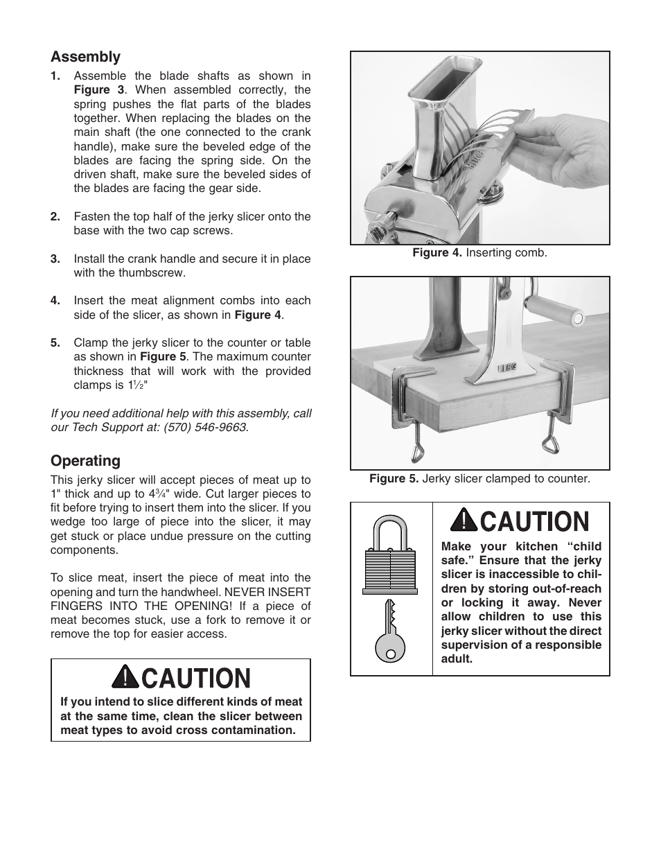 Assembly, Operating | Grizzly H7779 User Manual | Page 3 / 4