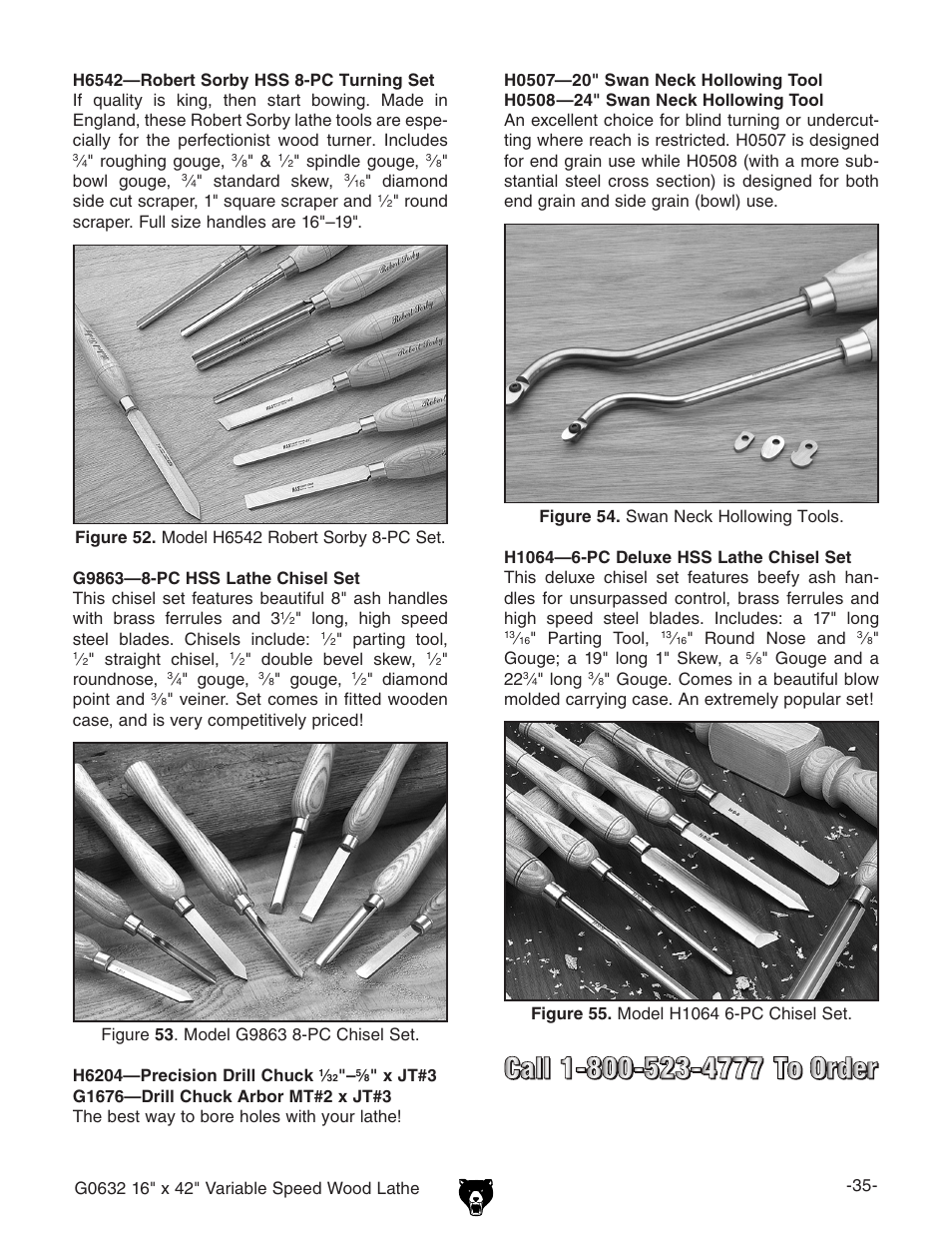 Grizzly G0632 User Manual | Page 37 / 56