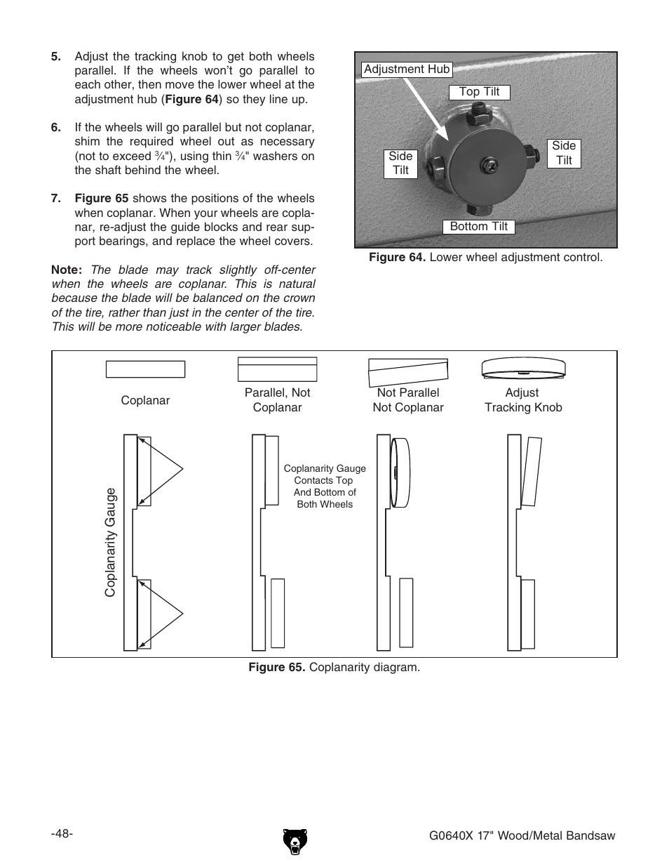 Grizzly G0640X User Manual | Page 50 / 64