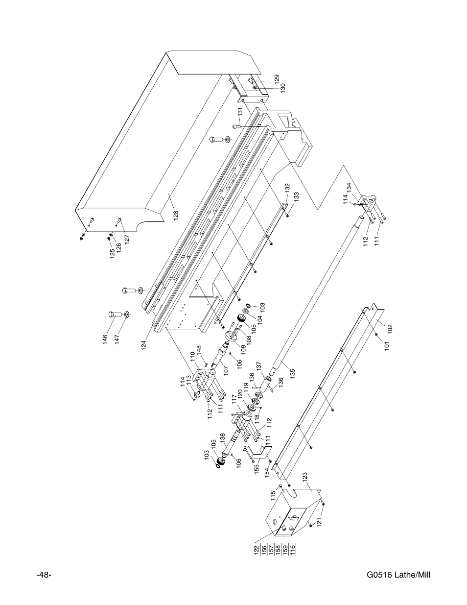 G0516 lathe/mill | Grizzly G0516 User Manual | Page 50 / 72