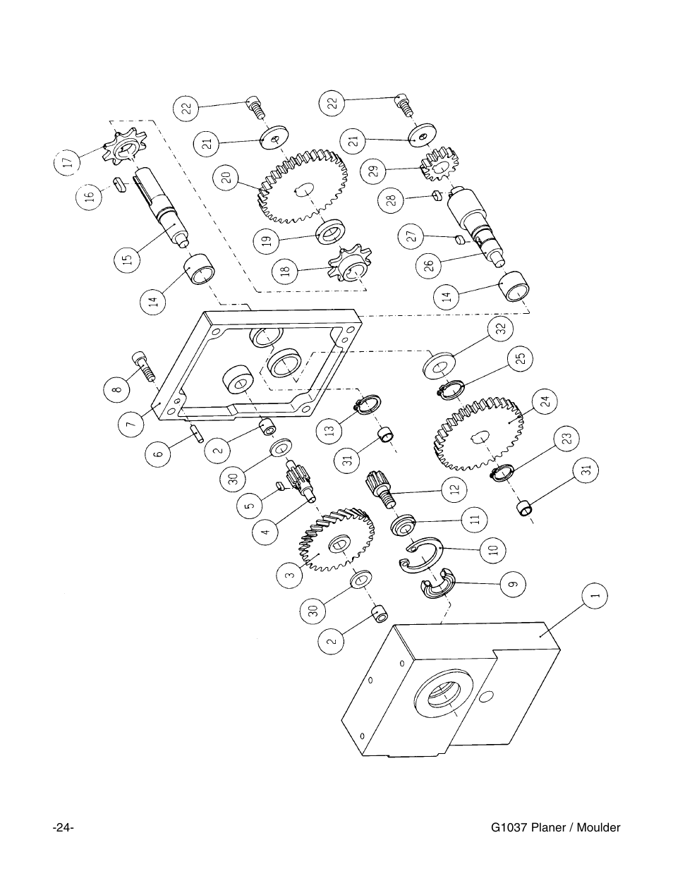 Grizzly G1037 User Manual | Page 26 / 36