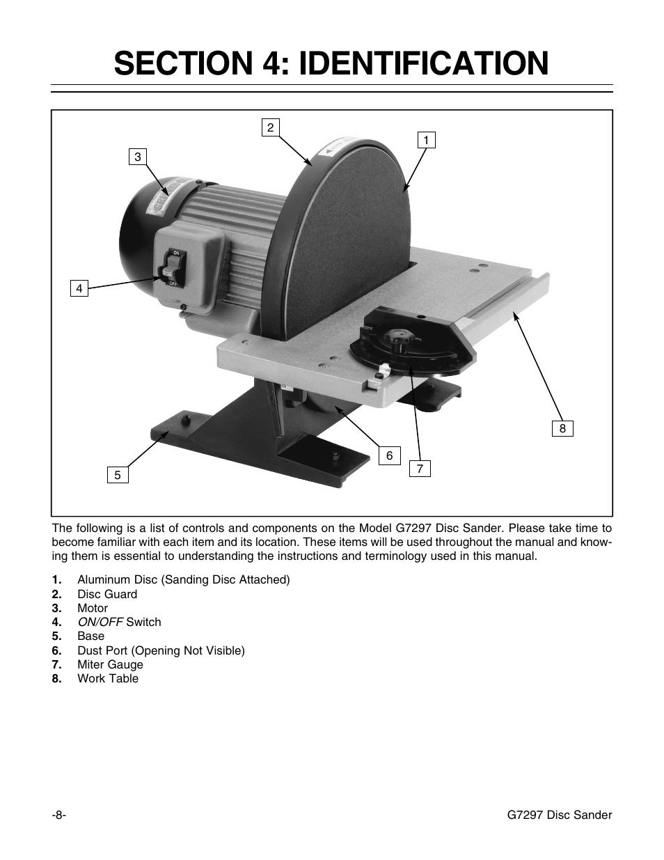Grizzly G7297 User Manual | Page 10 / 27