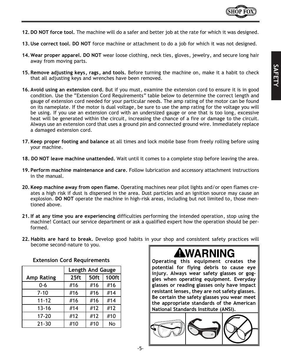 Grizzly Model H5698 User Manual | Page 7 / 28