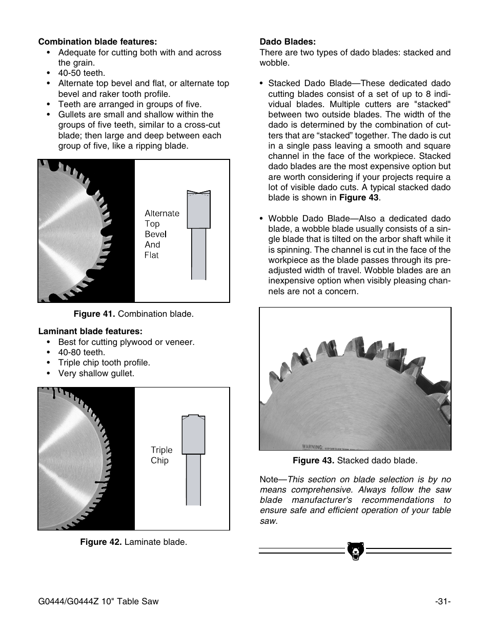 Grizzly G0444 User Manual | Page 33 / 64