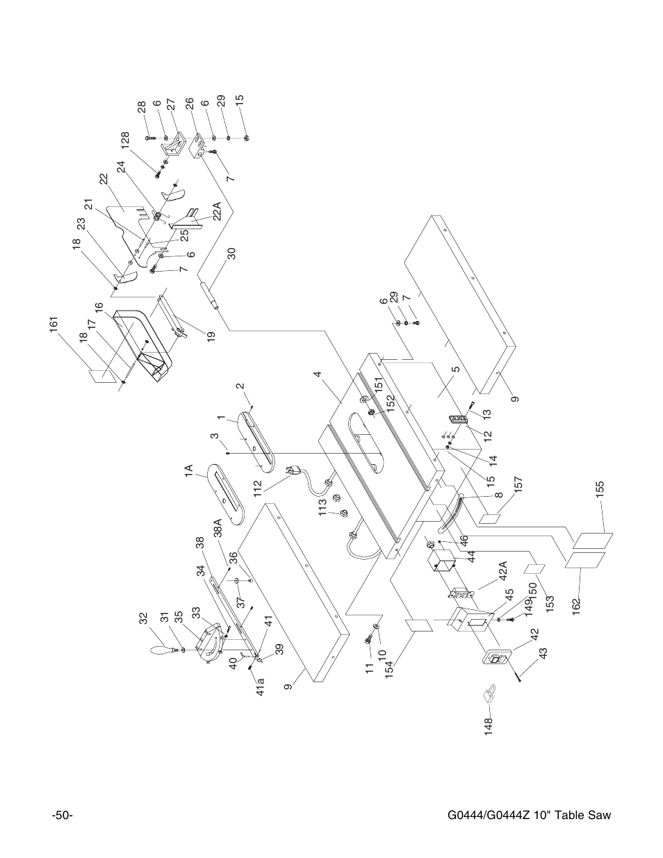 Grizzly G0444 User Manual | Page 52 / 64