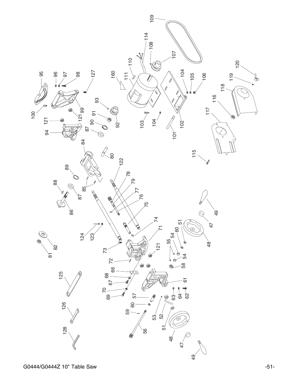 Grizzly G0444 User Manual | Page 53 / 64