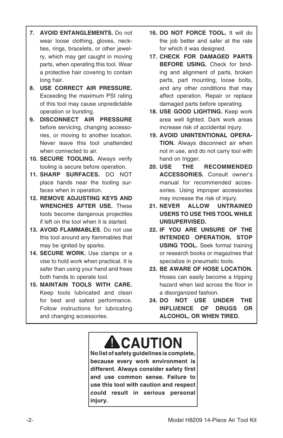 Grizzly H8209 User Manual | Page 3 / 8