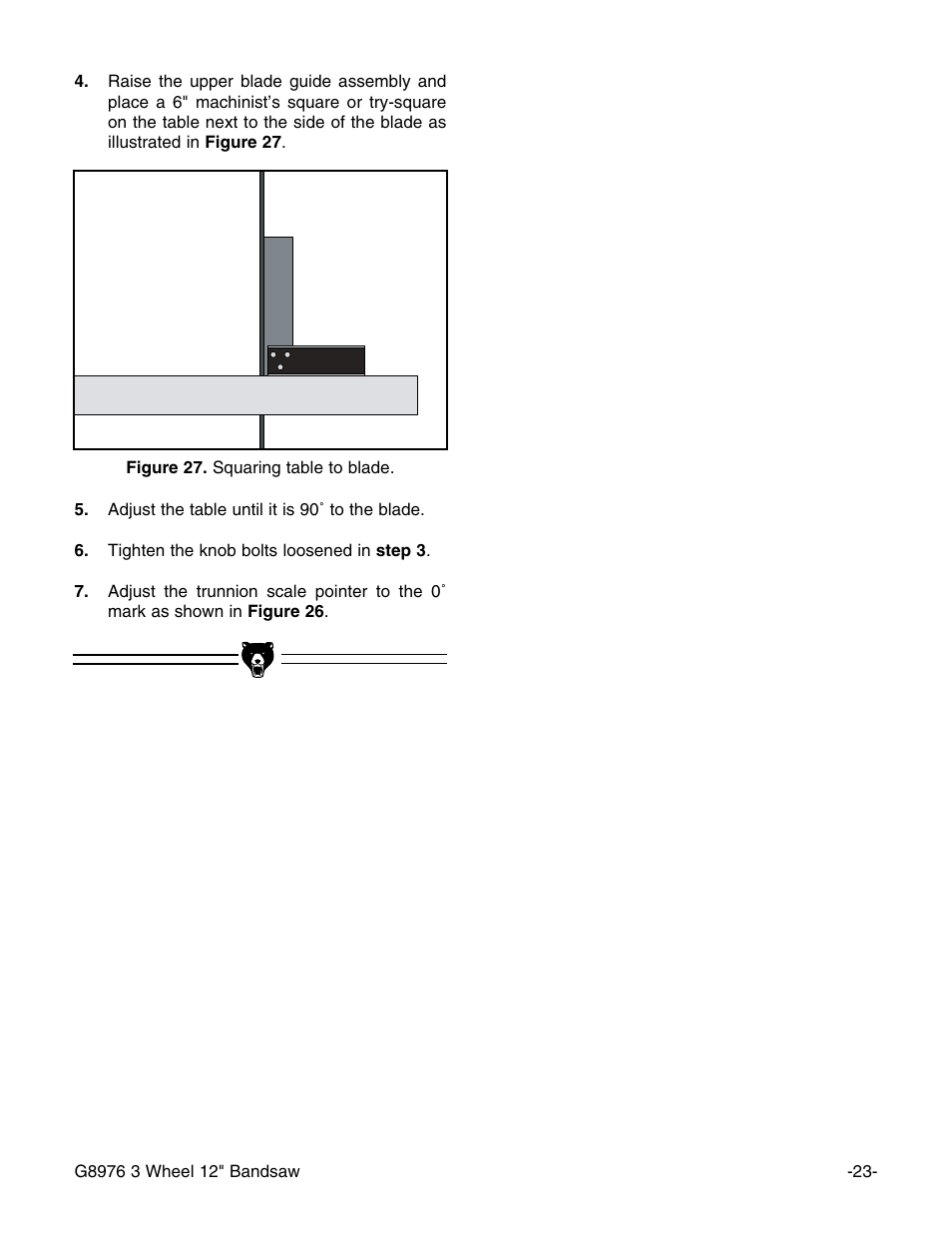 Grizzly G8976 User Manual | Page 25 / 46