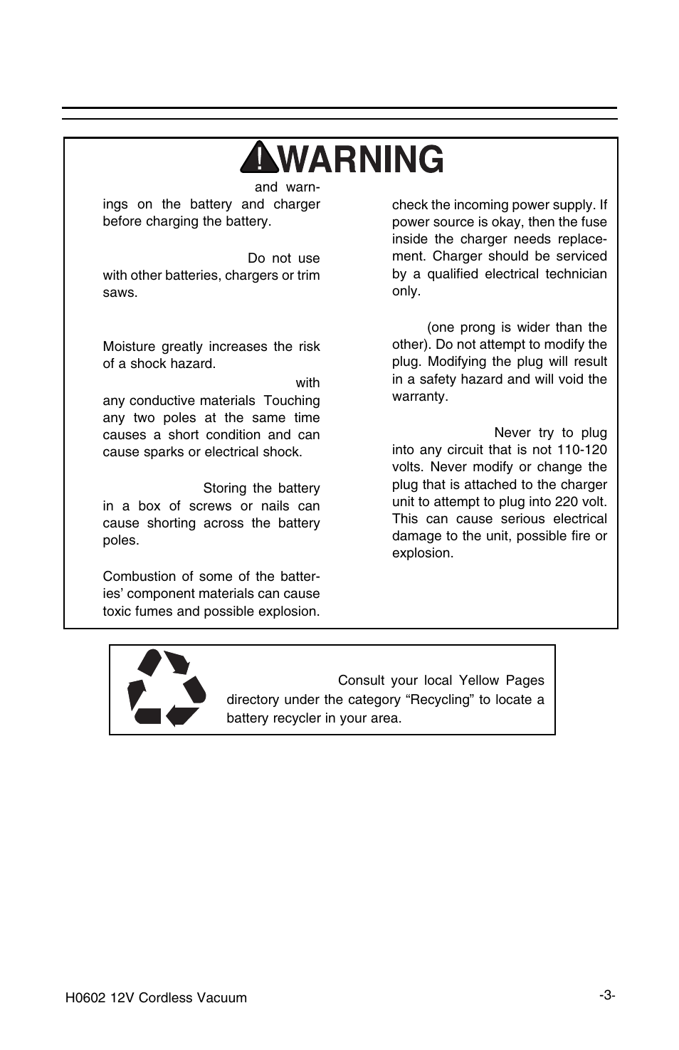 Additional safety | Grizzly H0602 User Manual | Page 4 / 9