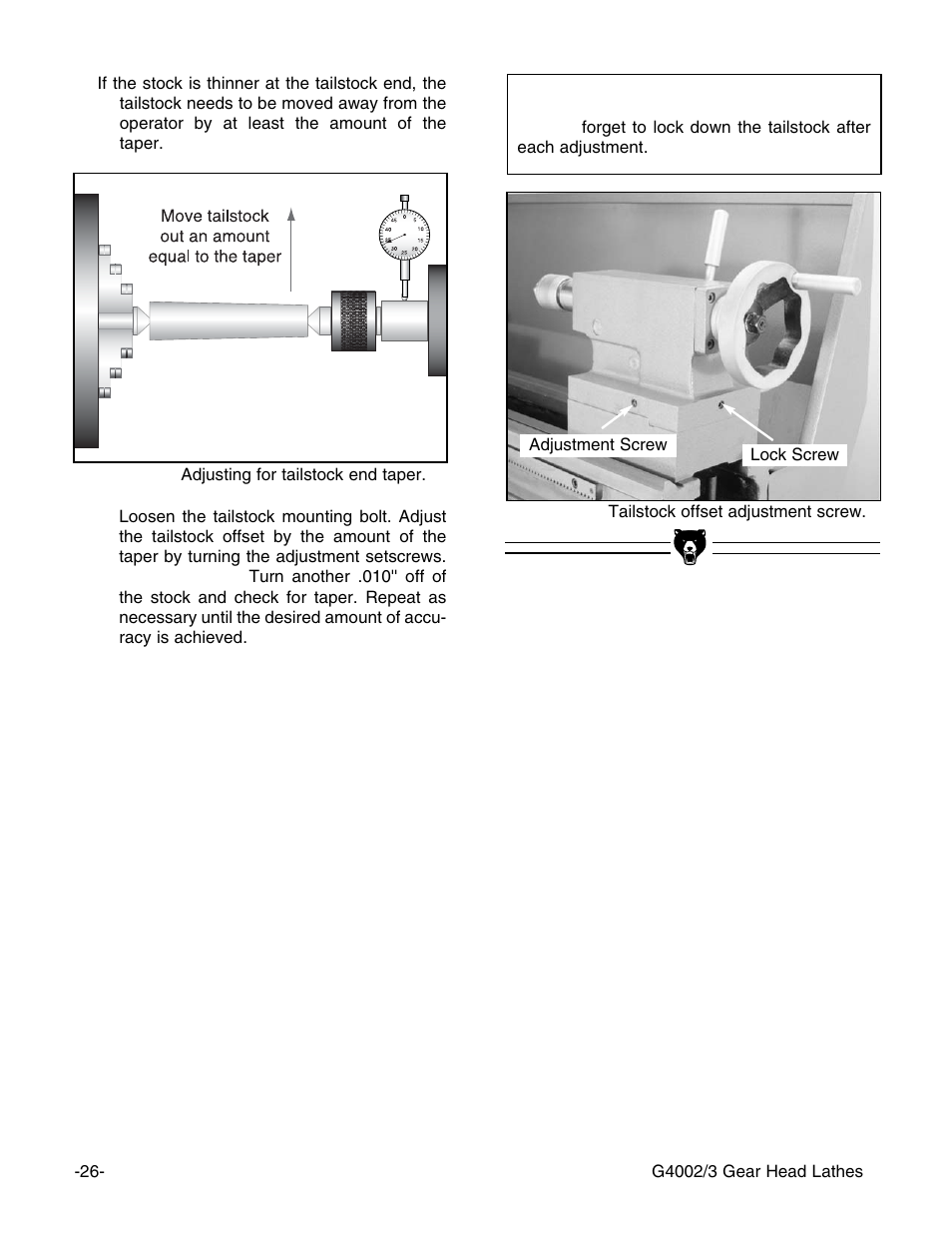 Notice | Grizzly G4002 User Manual | Page 28 / 54