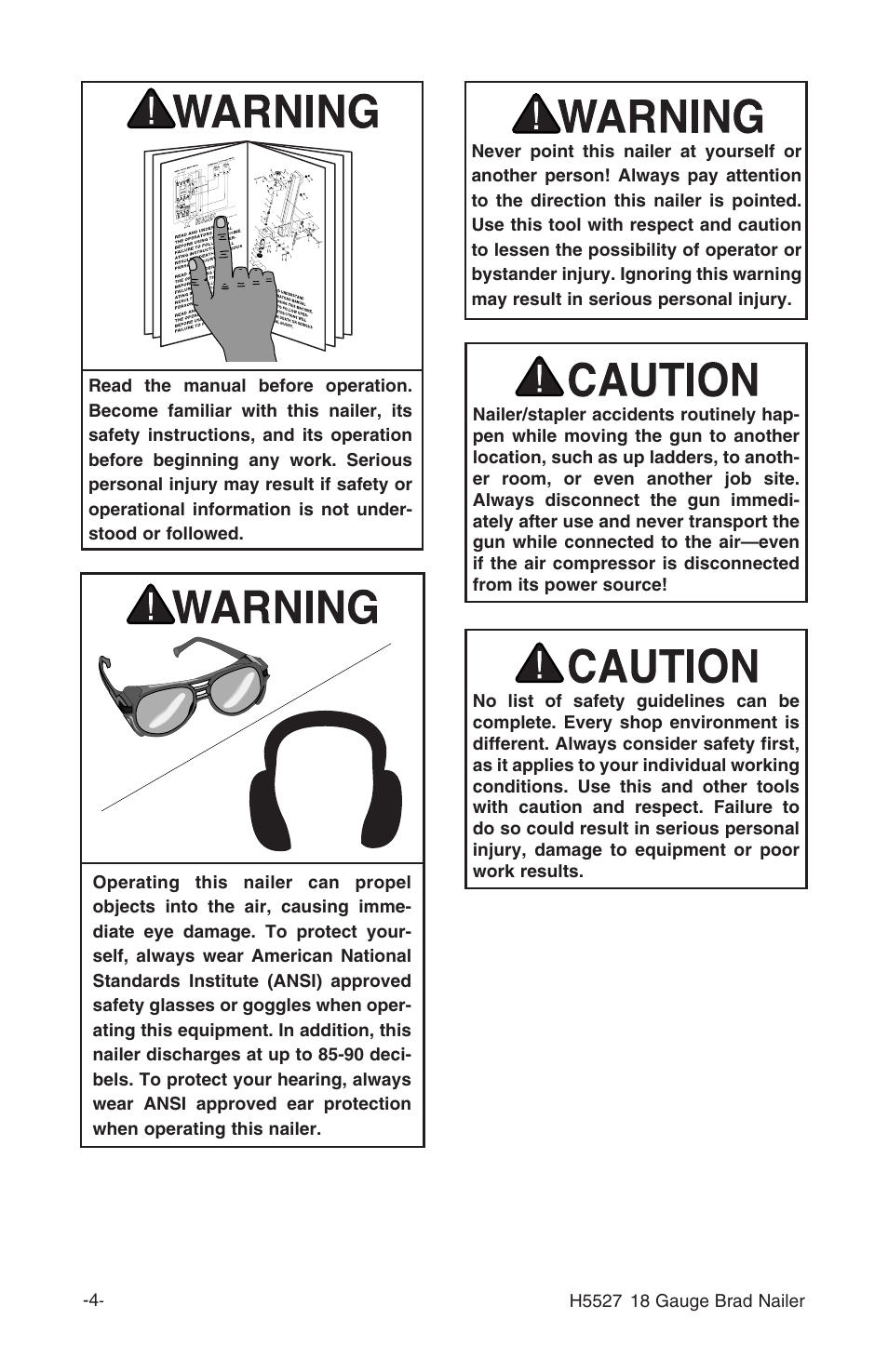 Grizzly H5527 User Manual | Page 6 / 20